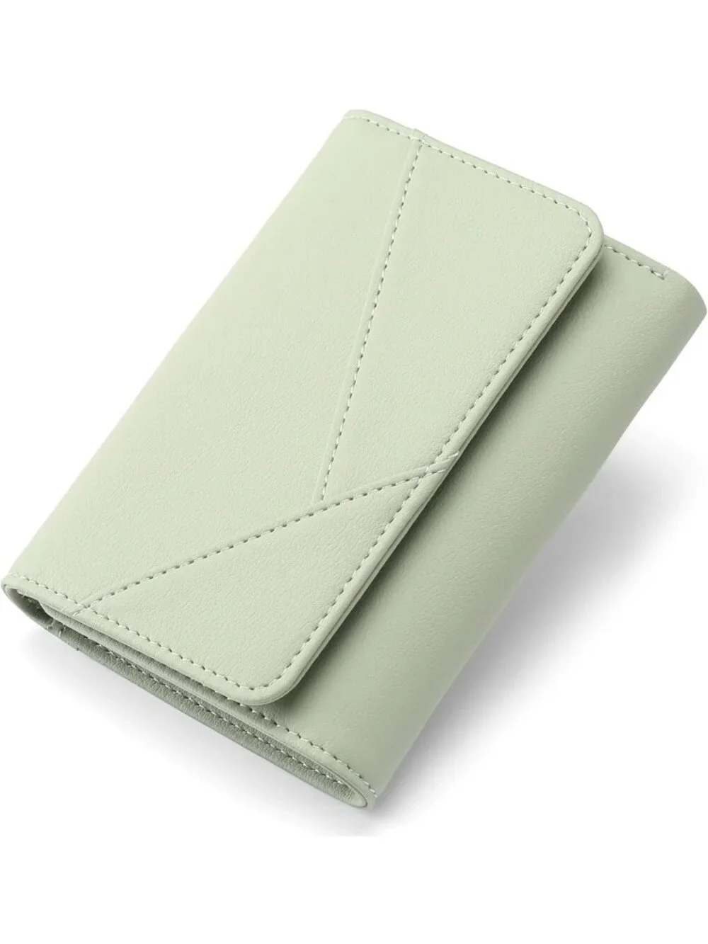 Stylish Leather RFID Blocking Trifold Wallet for Women - Small Credit Card